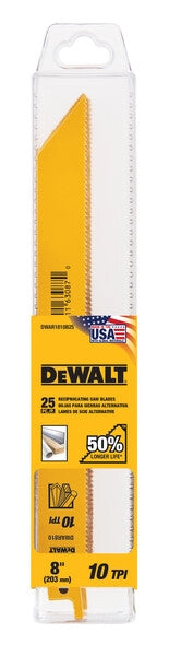 Dewalt Dwar1810B25 8In 10Tpi Stgt Bk Bld-25 - Ace Tool Group - DeWalt
