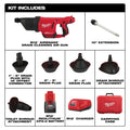 Milwaukee 2572B-21 M12 Drain Cleaning Air Gun Kit - Ace Tool Group - Milwaukee