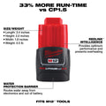 Milwaukee 48-11-2422 M12™ REDLITHIUM™ CP2.0 Battery Two Pack - Ace Tool Group - Milwaukee