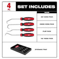 Milwaukee 48-22-9217 4pc Hose Pick Set - Ace Tool Group - Milwaukee