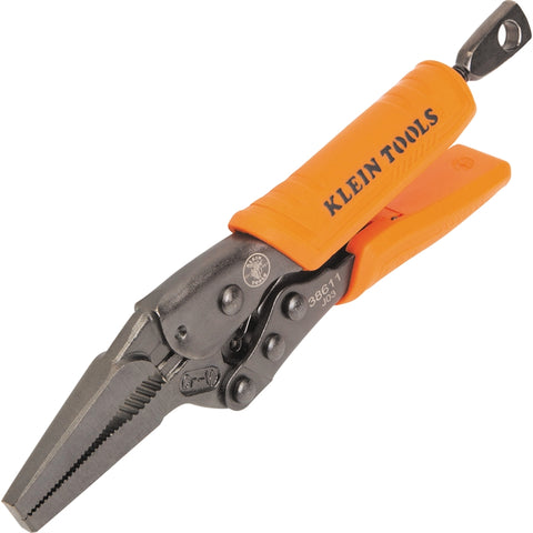 Klein 38611 Long Nose Locking Pliers, 6 in. - Ace Tool Group - Ace Tool Group