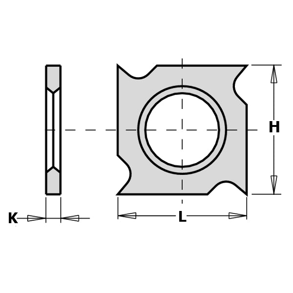 CMT 790.181.00 Standard Insert Knives - Ace Tool Group - CMT