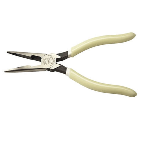 Klein D203-8-GLW Hi-Viz Long Nose Side Cutting Pliers - Ace Tool Group - Klein