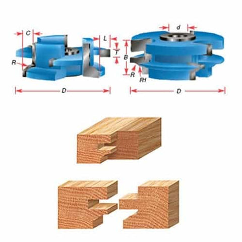 Amana Tool Sc442 3/4"Stock Male&Female 3/4"Bore - Ace Tool Group - Amana Tool