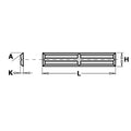 CMT 790.200.01 Standard Insert Knives, 4 Cutting edges - Ace Tool Group - CMT