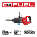Milwaukee 2869-20 M18 FUEL 1" D-Handle Ext. Anvil High Torque Impact Wrench w/ ONE-KEY - Ace Tool Group - Milwaukee