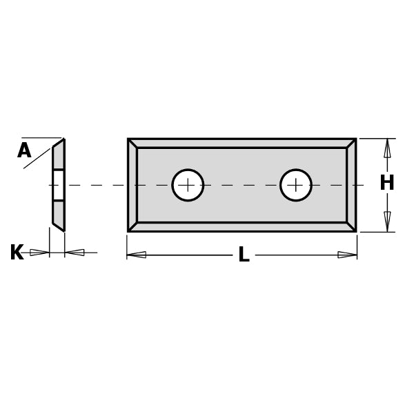 CMT 790.295.12 Standard Insert Knives - Ace Tool Group - CMT