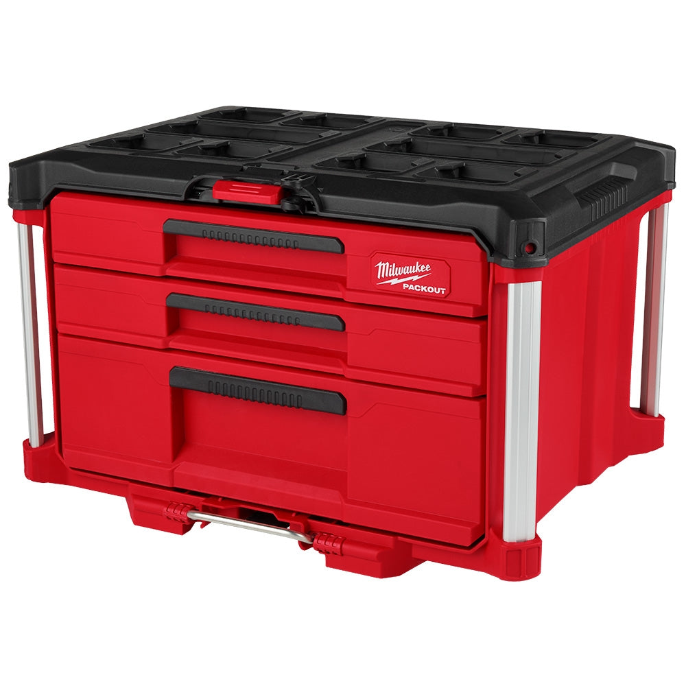 Milwaukee  48-22-8447 PACKOUT Multi-Depth 3-Drawer Tool Box - Ace Tool Group - Milwaukee