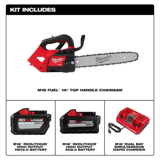 Milwaukee 2826-22T M18 FUEL 14" Chainsaw Kit - Ace Tool Group - Milwaukee