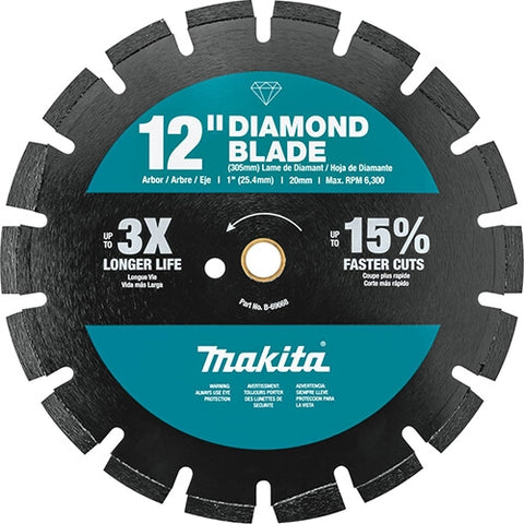 Makita B-69668 12 in. Diamond Blade, Segmented - Ace Tool Group - Makita