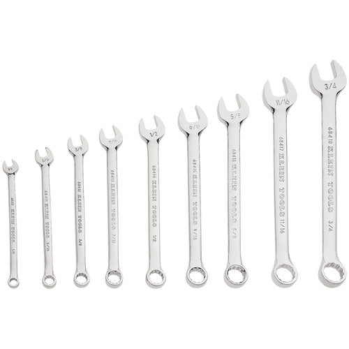 Klein Tools 68402 9 Piece Combination Wrench Set - Ace Tool Group - Klein
