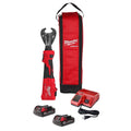 Milwaukee 2978-22 M18 FORCE LOGIC 6T Linear Utility Crimper Kit w/ Snub Nose Jaw - Ace Tool Group - Milwaukee
