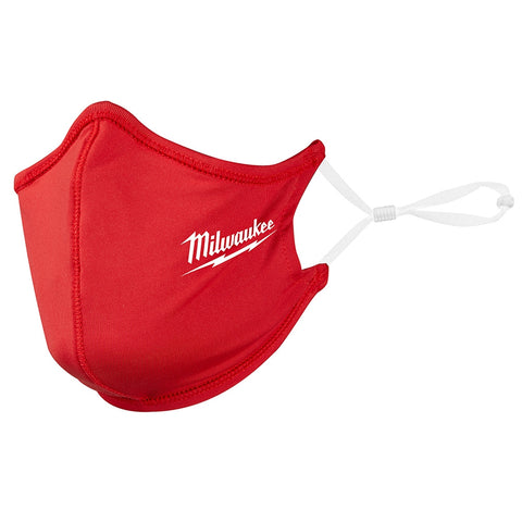 Milwaukee 48-73-4228 3PK Red 2-Layer Face Mask - Ace Tool Group - Milwaukee