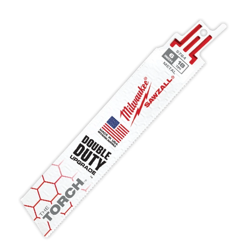 Milwaukee 48-00-5784 Sawzall Blade 18T 6 Inch Torch 5 Pack - Ace Tool Group - Milwaukee