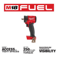 Milwaukee 2855-20 M18 Fuel 1/2" Compact Impact Wrench with Friction Ring (Bare Tool) - Ace Tool Group - Milwaukee