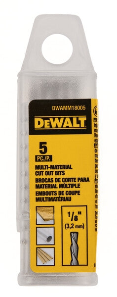 Dewalt Dwamm18005 1/8In Multi-Material Cut Out Bit 5 - Ace Tool Group - DeWalt