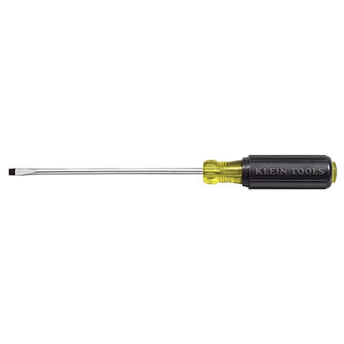 Klein 608-3 Mini Screwdriver, 1/8 in. Cabinet, 3 in. Shank - Ace Tool Group - Klein