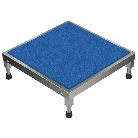 Vestil Adjust Ss Stand 6-3/4-8-3/4 H 24 X 24 - Ace Tool Group - Vestil