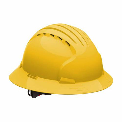 PIP 280-EV6161V-20 Evolution 61 Hard Hat - Full Brim - ANSI Type I Helmets - Ace Tool Group - Protective Industrial Products