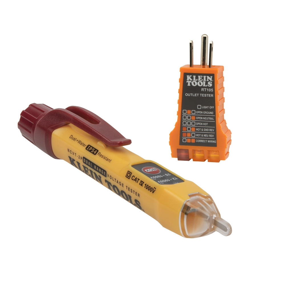 Klein NCVT2PKIT Dual Range Voltage Tester - Ace Tool Group - Klein
