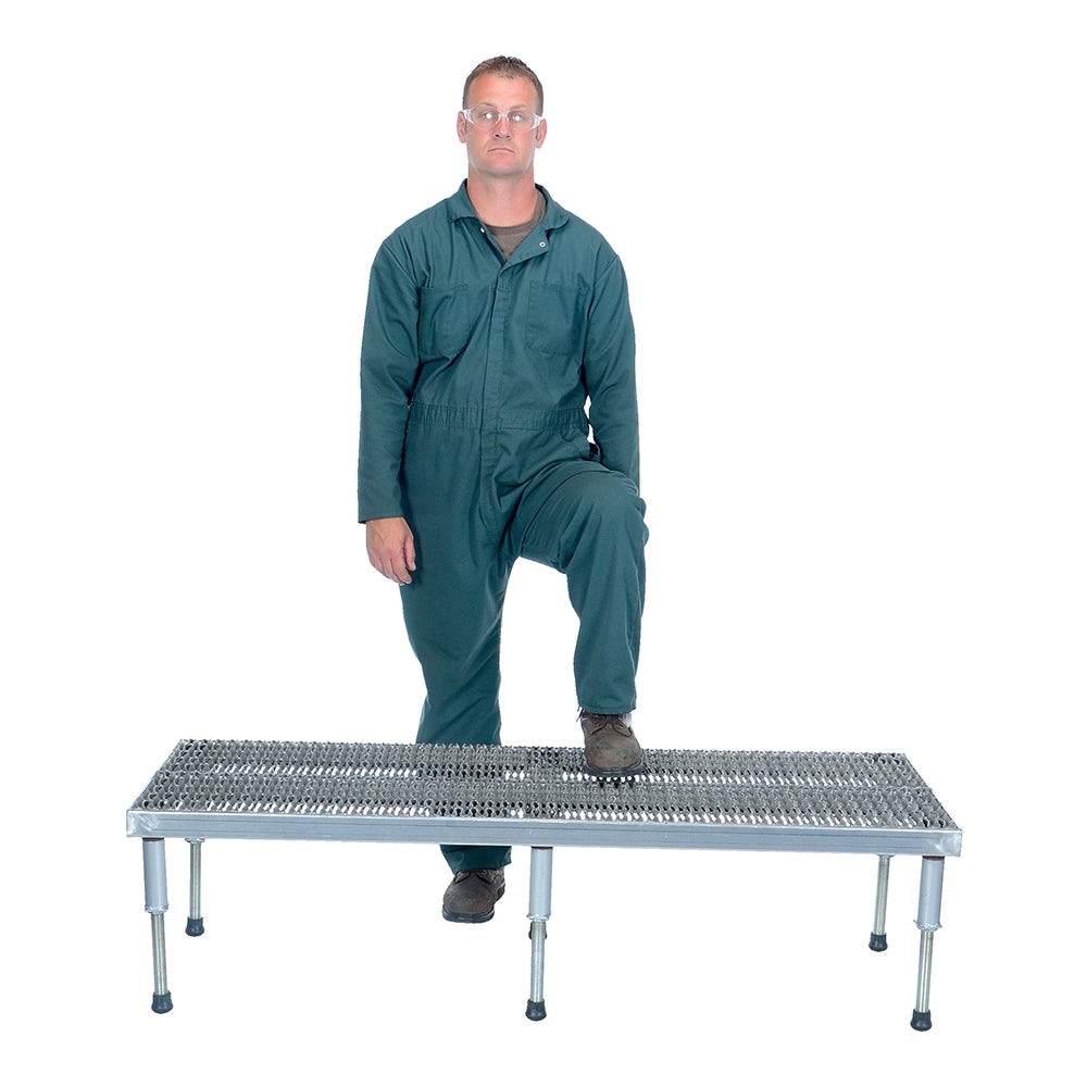 Vestil Adjust Alum Stand 9-1/2-15-1/2 H 24 X 36 - Ace Tool Group - Vestil
