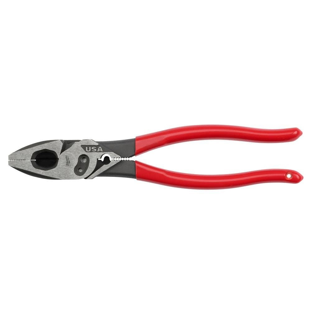 Milwaukee MT500C 9" Lineman's Dipped Grip Pliers w/ Crimper & Bolt Cutter (USA) - Ace Tool Group - Milwaukee