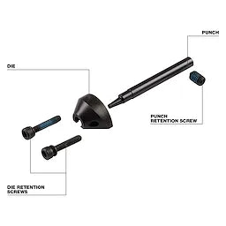 Milwaukee 48-44-0272 M12 FUEL 16 Ga Nibbler Punch & Die Set - Ace Tool Group - Milwaukee