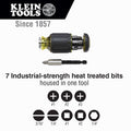 Klein 85515HD Mini-Ratchet, Multi-Bit Driver Set - Ace Tool Group - Klein