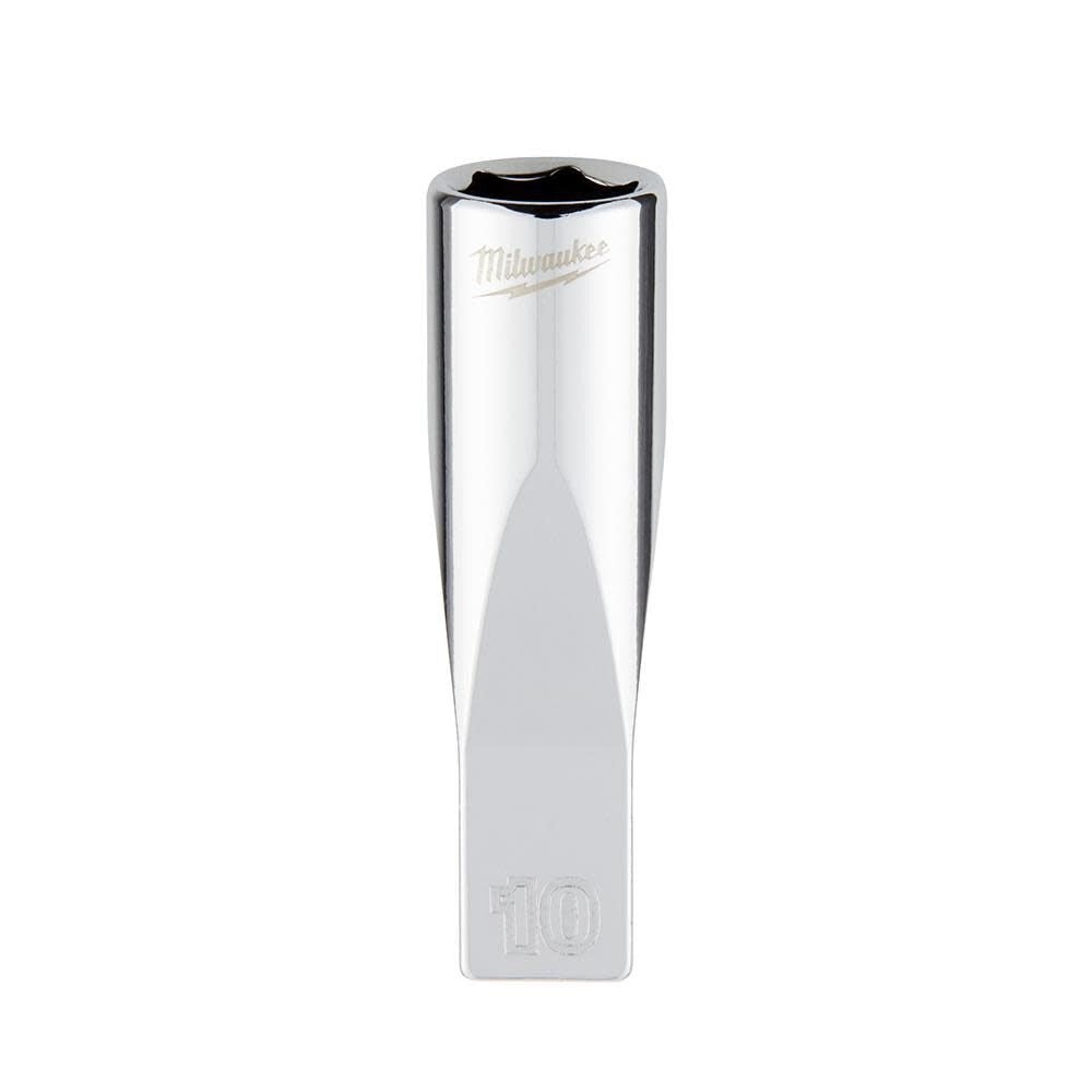 Milwaukee 45-34-9048 1/4 in. Drive 10mm Metric 6-Point Deep Socket - Ace Tool Group - Milwaukee