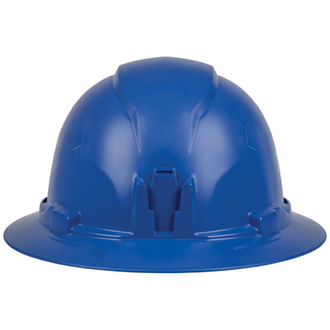 Klein 60249 Hard Hat, Non-vented, Full Brim, Blue - Ace Tool Group - Klein