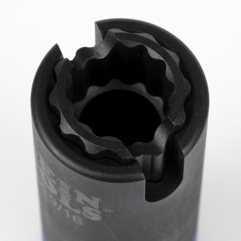 Klein 66031 3-in-1 Slotted Impact Socket 12 Point - Ace Tool Group - Klein