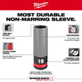 Milwaukee 49-66-7830 SHOCKWAVE Impact Duty 1/2 Drive Metric 3PC Lug Nut Wheel Socket Set - Ace Tool Group - Milwaukee
