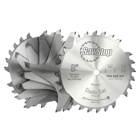 SawStop Premium Dado Set - Ace Tool Group - Sawstop