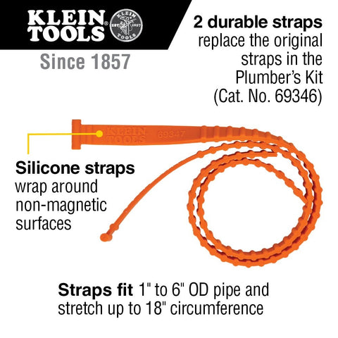 Klein Tools 69347 Plumber's Kit Replacement Straps - Ace Tool Group - Klein