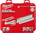 Milwaukee 48-22-9504 1/4" Drive METRIC Socket Set (28-Piece) - Ace Tool Group - Milwaukee