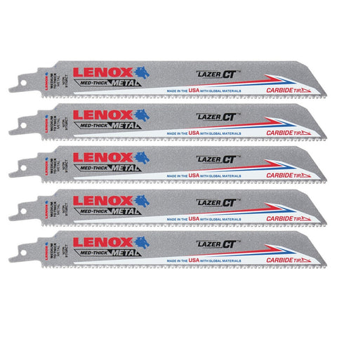 Lenox Recips 9110Rct 9 X 1 X 050 X 10 Ngcr 5Pk - Ace Tool Group - Lenox