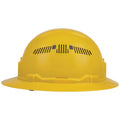 Klein 60262 Hard Hat, Vented, Full Brim, Yellow - Ace Tool Group - Klein