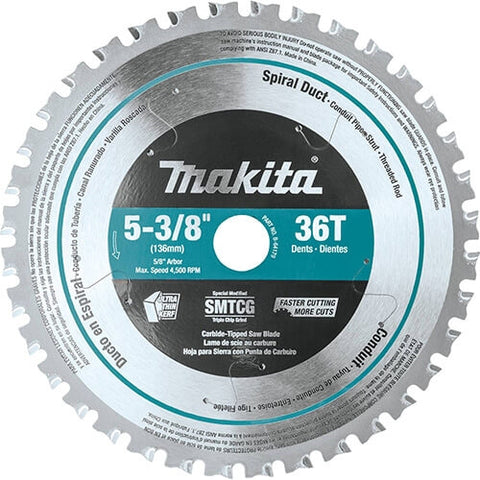 Makita B-64179 5-3/8 in. 36T Carbide-Tip Saw Blade - Ace Tool Group - Makita
