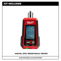 Milwaukee 3211-20 Digital GFCI Receptacle Tester and Voltage Detector w/ LED - Ace Tool Group - Milwaukee