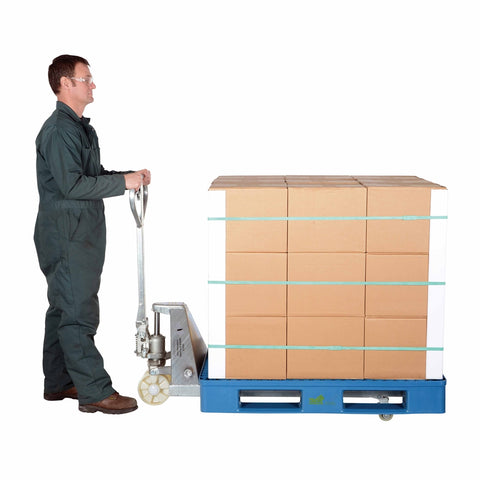 Vestil PM5-2748-S-G Galvanized Steel Pallet Truck 27 X 48 - Ace Tool Group - Vestil