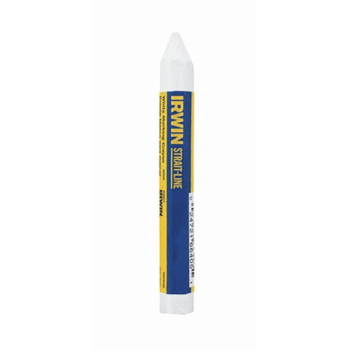 Irwin 66405 Strait-Line 4-1/2 In. White Wax-Based Lumber Crayon (12 Pc.) - Ace Tool Group - Irwin