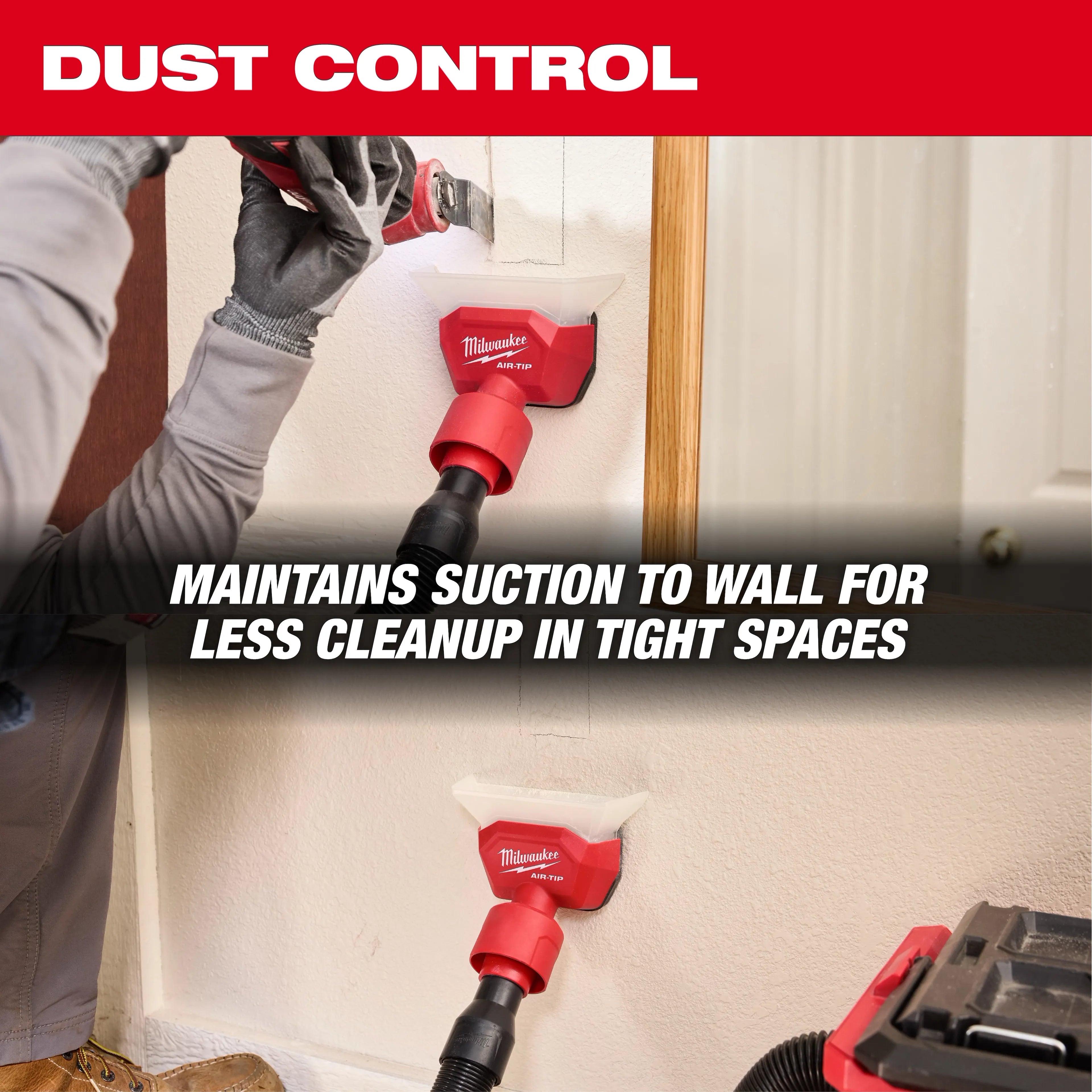 Milwaukee 49-90-2044 AIR-TIP™ Compact Dust Collector - Ace Tool Group - Milwaukee Tool