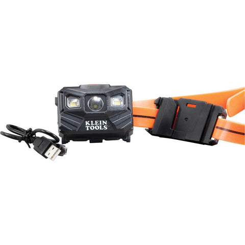 Klein 56064 Rechargeable Headlamp w/ Silicone Strap - Ace Tool Group - Klein