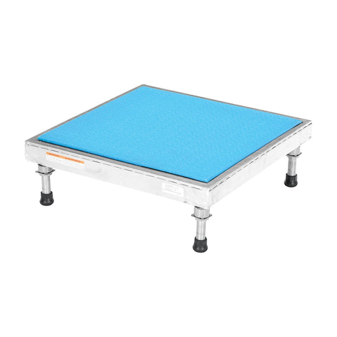 Vestil AHT-L-2424-A  Adjust Alum Stand 5-3/4-7-3/4 H 24x24 - Ace Tool Group - Vestil