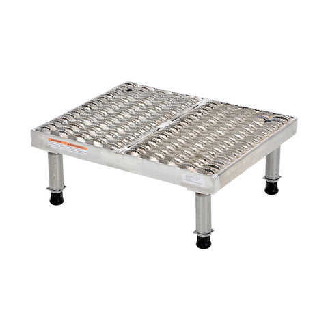 Vestil Adj Alum Stand 9-1/2-15-1/2 H 19 X 24 - Ace Tool Group - Vestil