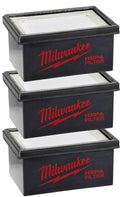Milwaukee 49-90-2306 HAMMERVAC 3-Pack HEPA Filters - Ace Tool Group - Milwaukee