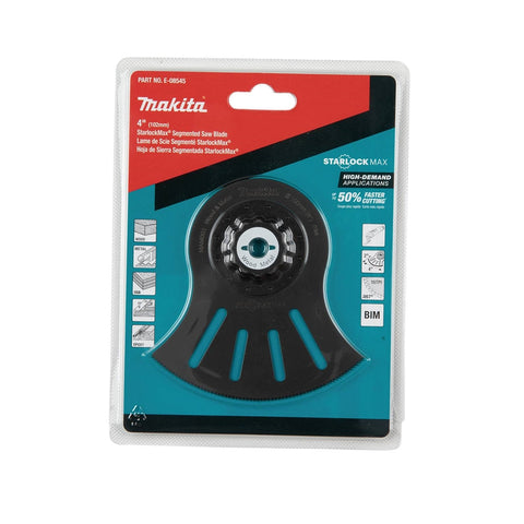 Makita E-08545 StarlockMax Oscillating Multi-Tool 4in. Bi-Metal Segmented Saw Blade - Ace Tool Group - Makita