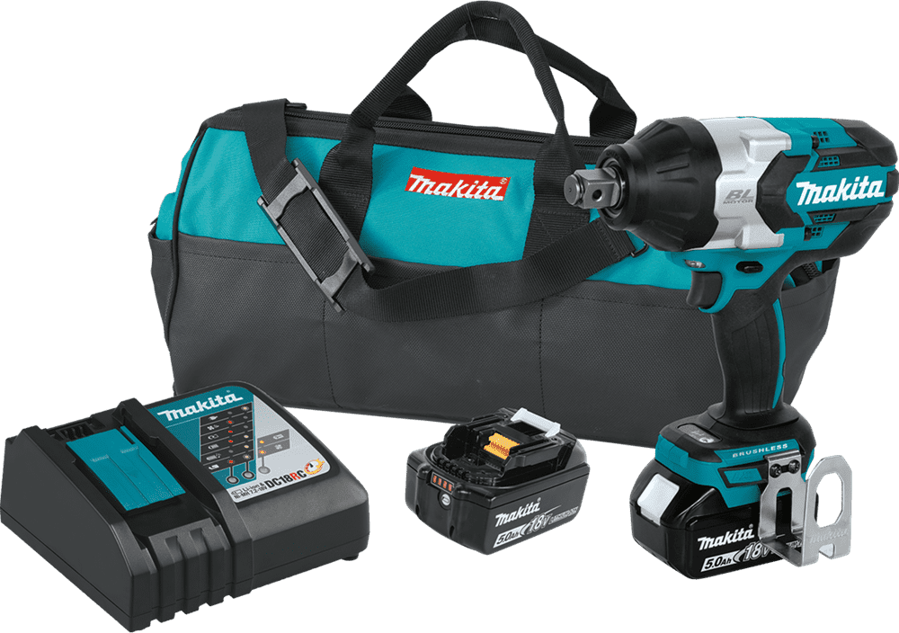 Makita XWT07T 18V 3/4" Sq. Drive Impact Wrench Kit - Ace Tool Group - Makita