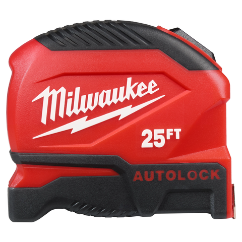 Milwaukee 48-22-1825 25ft Auto-Lock Tape Measure 6 Pack - Ace Tool Group - Milwaukee