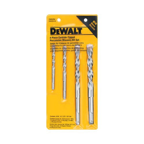 Dewalt Dw5204 4-Piece Masonry Drill Bit Set - Ace Tool Group - DeWalt
